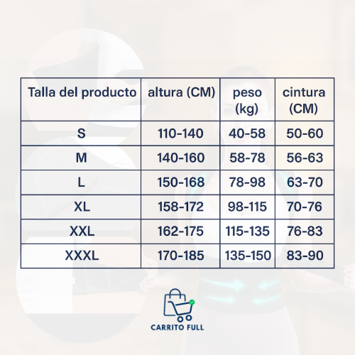 Corrector de postura chaleco