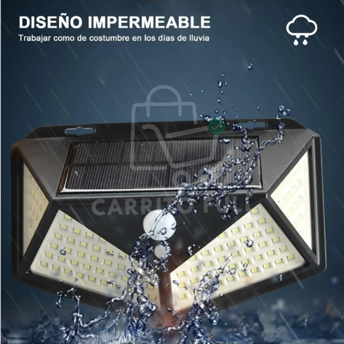 Lámpara de pared LED solar X2