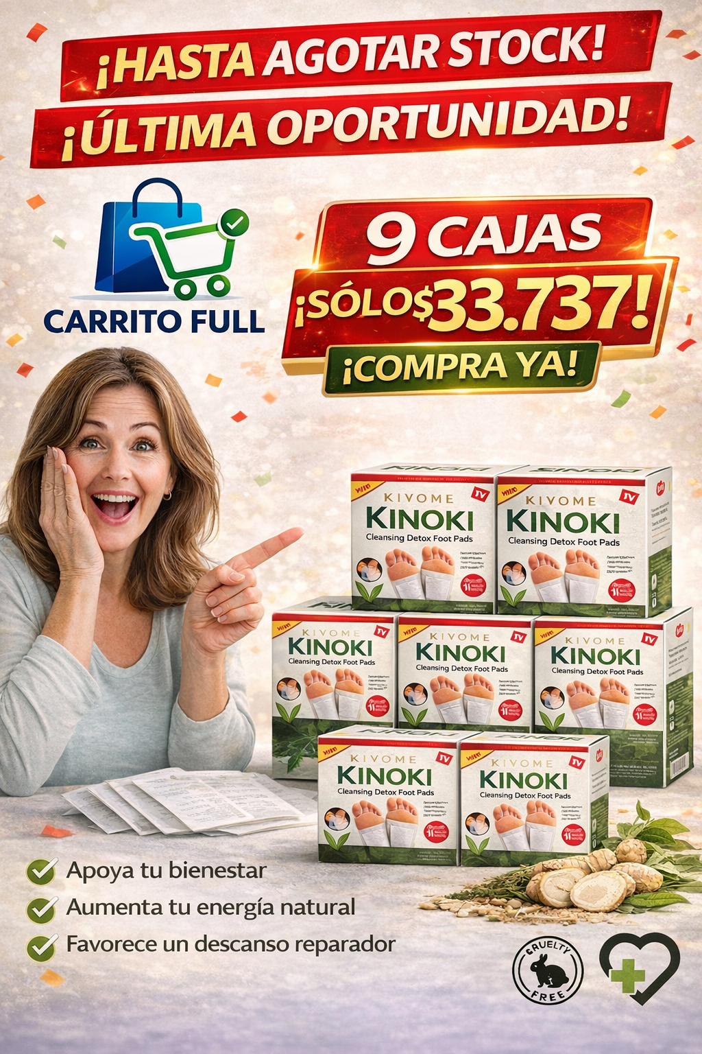 Parche Desintoxicante Kinoki